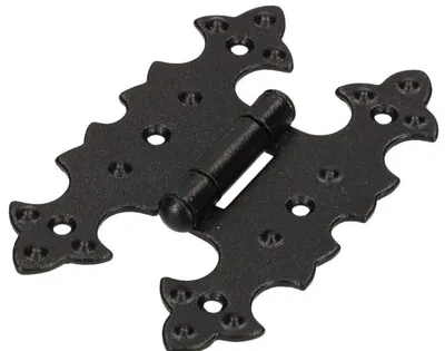 Productafbeelding van KOTARBAU® Meubelscharnier 77 mm / 51 mm zwart meubelband sierscharnieren meubelscharnieren scharnieren symetrisch stijlbanden deurband