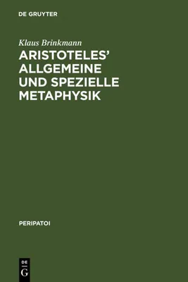 Produktbild von Aristoteles' allgemeine und spezielle Metaphysik