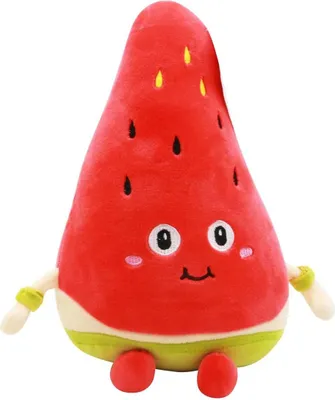 Imagen del producto de Peluche de sandía, 45 cm - un cojín adorable