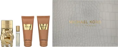 Produktbild von Michael Kors Pour Femme Giftset Edp Spray 100ml/Shower Gel 100ml/Body Lotion 100ml/Edp Spray 10ml 310 ml