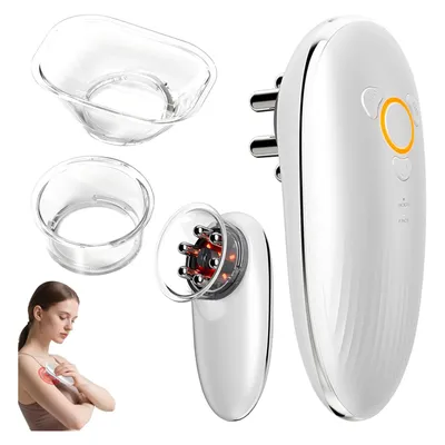 Produktbild von Schröpfmassagegerät, Anti Cellulite Massagegerät Modellierung und Straffung, mit Schröpfmassage EMS und Rotlicht,für Bauch, Beine, Po und Faszien