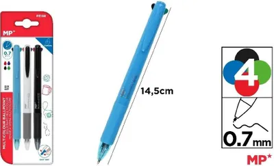 Image de Stylo 4 couleurs 0,7mm 3pcs