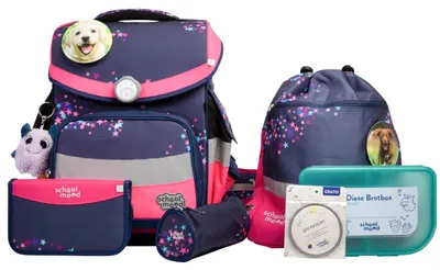 Image de School Mood Timeless Pro Leni (chien), 7-pc. Sac d'école