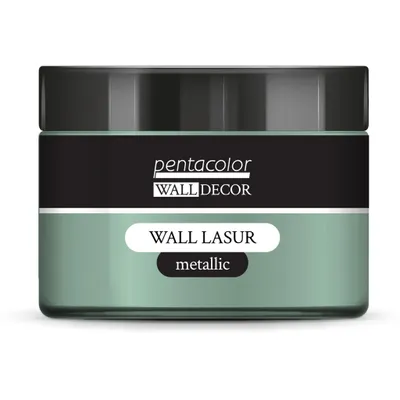 Produktbild von PENTART Wandlasur, Metallic, 150 ml, Grün-Silber