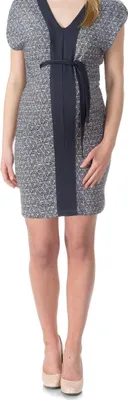 Obrázek produktu pro Elegantní černé těhotenské šaty Vzor Bellybutton