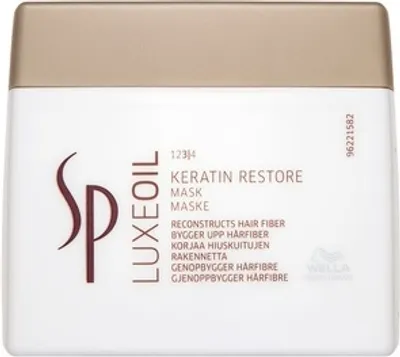Image de Wella Professionals SP Luxe Oil Keratin Restore Mask Masque pour cheveux abîmés 400 ml