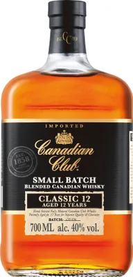 Image de Canadian Club Classic 12 Jahre Small Batch Blended Canadian Whisky | 40 % vol | 0,7 l