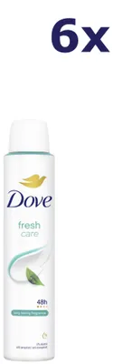 Produktbild von 6x Dove Deospray – 200 ml – Fresh Care