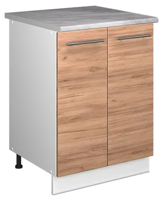 Zdjęcie produktu dla Szafka pod zlew Vicco Fame-Line Dąb goldkraft/Biały 60 cm, Model 65092