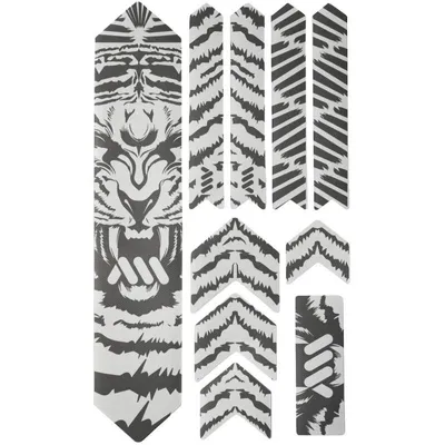 Obrázek produktu pro Nálepky AMS Honeycomb Frame Guard Extra Tiger ochranné na rám šedá AMSFG2CLTG