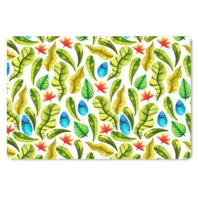 Produktbild von MuchoWow® Mauspad Mousepad Dschungel - Design - Tropische Blätter 27x18 cm - Mousepads - Maus Mat - Pad - Mausunterlage - Büroartikel - Desk Matten