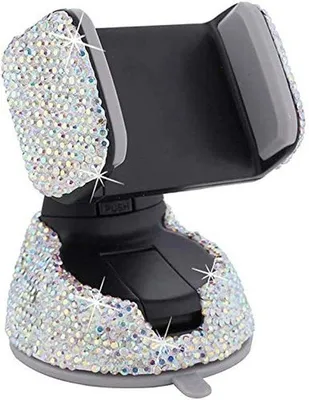 Productafbeelding van Auto Telefoon Mount met Rhinestone - Universele Telefoonhouder voor Auto