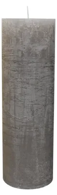 Produktbild von Rustica durchgefärbte Stumpenkerzen Basalt 300 x Ø 100 mm