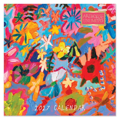 Vierkante Kalender 2027 – Kunstkalender mit Monatsübersicht