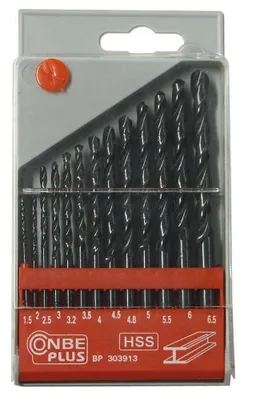 Immagine prodotto di Set di punte da metallo Con:p 1,5–6,5 mm, 13 pezzi – bp303913