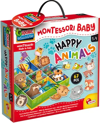 Zdjęcie produktu dla Pudełko Montessori - Zwierzęta w swoim otoczeniu