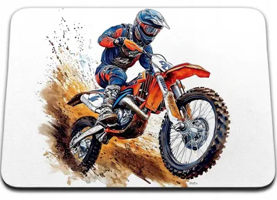 Zdjęcie produktu dla PODKŁADKA POD MYSZKĘ 36 x 29 - MOTOR MOTOCYKL MOTOCROSS