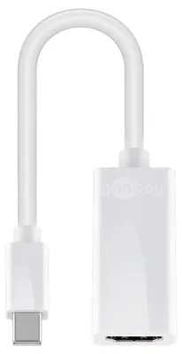 Zdjęcie produktu dla Goobay Kabel adaptera Mini DisplayPort/HDMI 1.1, 0,15 m