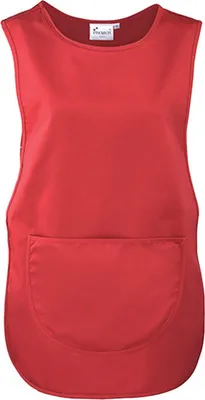 Immagine prodotto di Premier Workwear PR171 | Tabard tascabile da donna - Lavabile fino a 60 °C - Colore: Rosso (circa Pantone 200) - Taglia: M