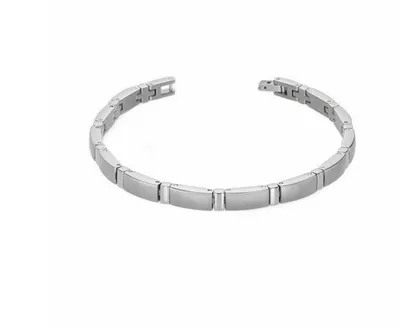 Produktbild von Boccia Damen Armband aus Titan 21cm in silberfarben - 0371-01