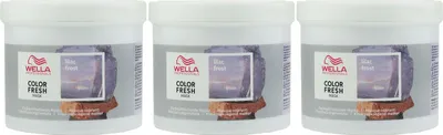 Produktbild von Wella Color Fresh Mask 3 x 500 ml Lilac Frost Tönungsmaske Haartönung