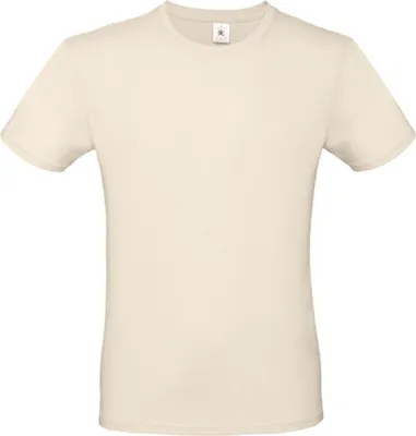 Produktbild von B&C TU01T | Herren T-Shirt E150 / -100  - Farbe: Natural - Größe: XS