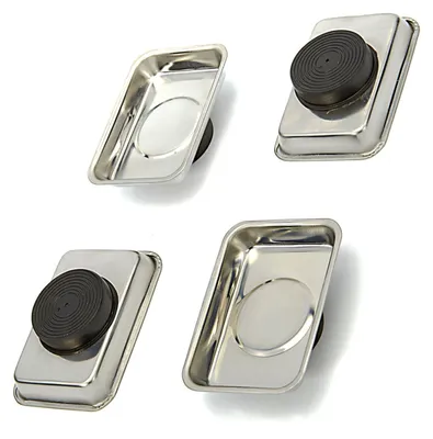 Immagine prodotto di Serie di vaschette magnetiche, acciaio inox, 26 x 93 mm
