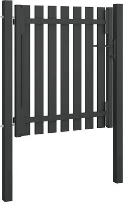 Image de vidaXL Portail de jardin acier 1x1,25 m anthracite