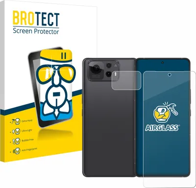 Produktbild von BROTECT Schutzglas für ASUS ZenFone 12 Ultra (Display+Kamera) Schutzfolie Panzer Folie Glas Display Schutz klar