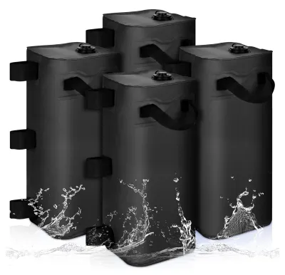 Productafbeelding van 4 Stuks Waterdichte Gewichtzakken voor Tent en Canopy