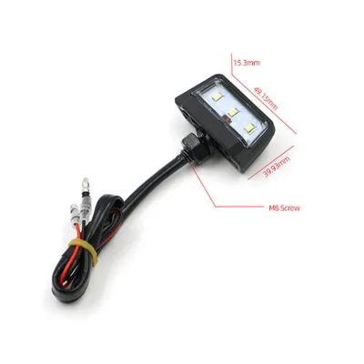 Immagine prodotto di Illuminazione targa a LED Dash ABS nera