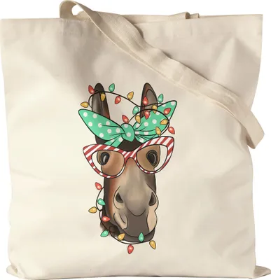 Produktbild von Frohe Weihnachten Jutebeutel Stoffbeutel Weihnachten Merry Christmas Frohe Weihnachten Weihnachtszeit 24. Dezember Heiligabend