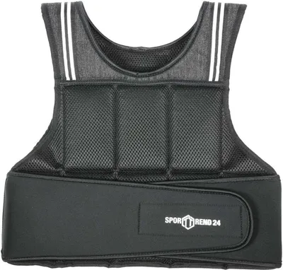 Produktbild von Sporttrend 24® Gewichtsweste in verschiedenen Gewichtsklassen | waschbare Trainingsweste mit herausnehmbaren Gewichten, 5kg