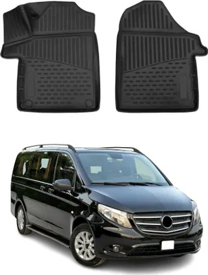 Image de OMAC Tapis de sol pour Mercedes Vito W447 2014-2025 en caoutchouc Noir