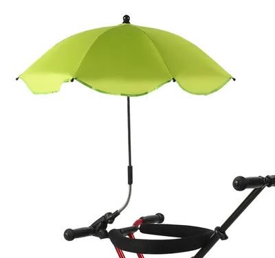 Produktbild von Stuhlschirm mit Klemme, tragbarer Regenschirm für Terrassen-Kinderwagen, Grün