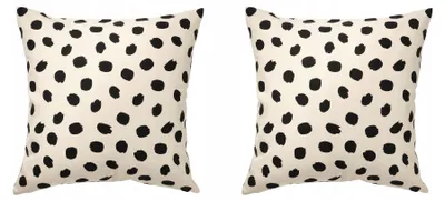 Produktbild von IKEA ODDNY Kissenbezug mit Punkten 50x50 cm Creme