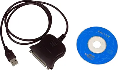 Produktbild von USB zu LPT Druckerkabel 25 pin parallel Windows + Linux