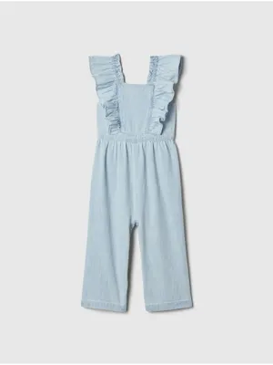 Produktbild von GAP Jeans-Latzhose aus 100% Baumwolle, Blau, für Kleinkinder, Größe 3 Jahre