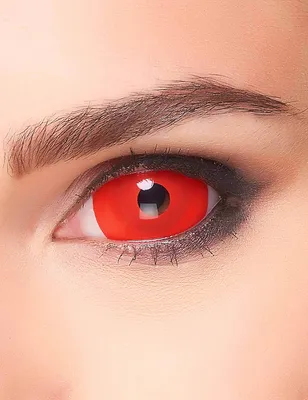 Produktbild von Farbige Sclera Kontaktlinsen verschiedene Farben 22mm Rot