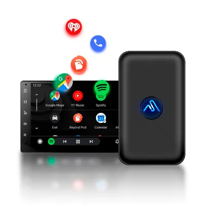 Productafbeelding van AutoSky Draadloze Android Auto Adapter – Plug & Play, Compact, USB & USB-C
