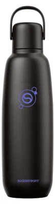 Image de SodaStream Fizz & Go, bouteille en acier inoxydable de 0,9L, thermos, noire