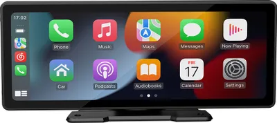 Produktbild von 10,26" prenosný bluetooth MP5 prehrávač do auta, HD veľká obrazovka, bezdrôtové autorádio carplay, zabudovaný 1W reproduktor