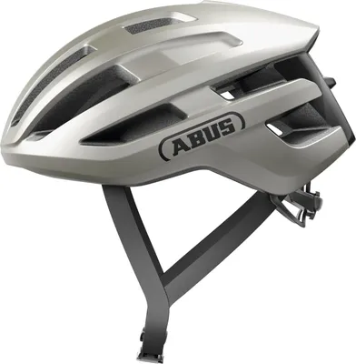 Produktbild von ABUS Rennradhelm PowerDome - leichter Fahrradhelm mit cleverem Belüftungssystem und aerodynamischem Profil - Italy - für Damen und Herren - lunar silver, Größe L