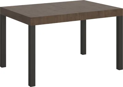 Produktbild von Ausziehbarer Tisch 90x130/390 cm Everyday Walnuss-Anthrazit-Gestell