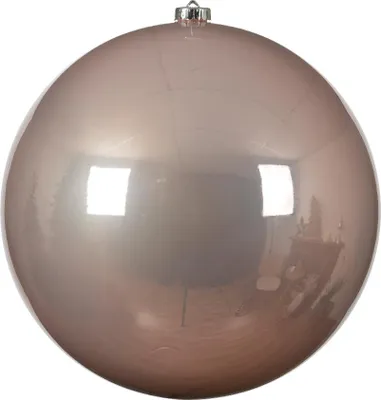 Produktbild von Weihnachtskugeln Kunststoff 25cm rosa, 1 Stück