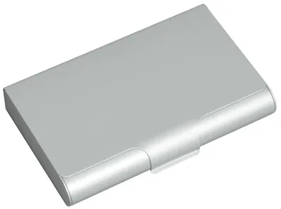 Produktbild von Reiseapotheke Alu 9/17 Globuli Gläser (ohne Gläser) | flach | OMEO® 9er silber