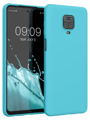 Produktbild von kwmobile Handyhülle für Xiaomi Redmi Note 9S / 9 Pro / 9 Pro Max Hülle - TPU Case - Kabelloses Laden - Schutzhülle Cover in Cool Glacier