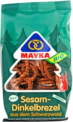 Produktbild von Mayka  Schwarzwald Sesam-Dinkelbrezel (125 g)