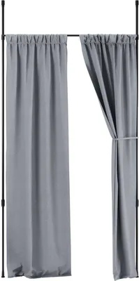 Immagine prodotto di Umbra Teleskop-Vorhangstange und Raumteiler Anywhere Rod, Schwarz Matt, 91-167 x 213-304 cm, 1012718-038