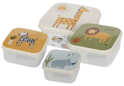 Produktbild von Lebensmittelbehälter für Kinder, 4er-Set